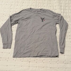 Relic Light Gray Long Sleeve Men's Tee